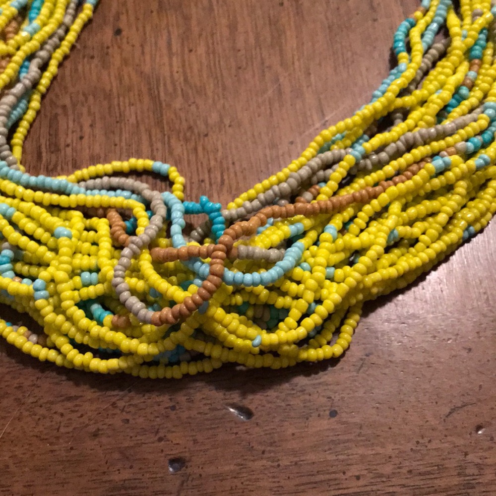 Beaded Statement Necklace - image 2